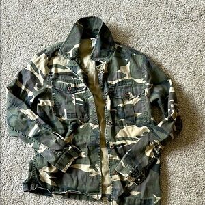 Camouflage Military Style Jacket